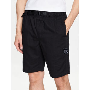 Calvin Klein pánské černé látkové šortky - XL (BEH)